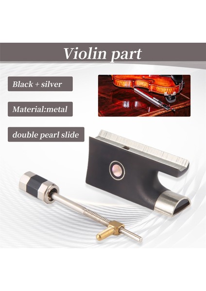 4/4 Keman Yay Parçaları Için Keman Bow Kurbağası (Yurt Dışından) indirimleri