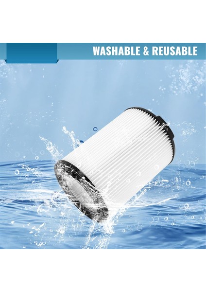 VF4000 Yedek Kartuş Filtresi Düzenlenmiş 72947 Islak Kuru Vac 5 Ila 20 Galon 6-9 Gal Husky, 2 Paket (Yurt Dışından) fırsatları