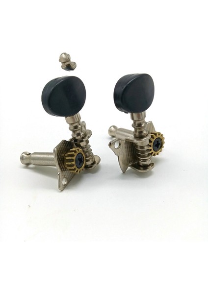 4 Adet Metal Açıldı Ukulele Uke Tuning Mandallar Tunerler Yuvarlak Kap Siyah (Yurt Dışından) modelleri