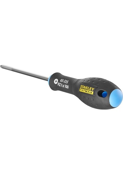Fatmax Tornavida Pozidriv Pz0 75 mm Schwertlaenge, Krom-Vanadyum, Ergonomik Yumuşak Saplı El 0 - 6, 0-65-335