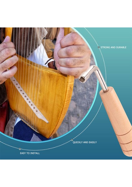 20 Adet Ayar Pim Çivileri ve 20 Adet Perçin, L-Şekil Ayarlama Anahtarı Ile, Lir Harp Için Küçük Arp Müzikal Telli Enstrüman (Yurt Dışından) fırsatları