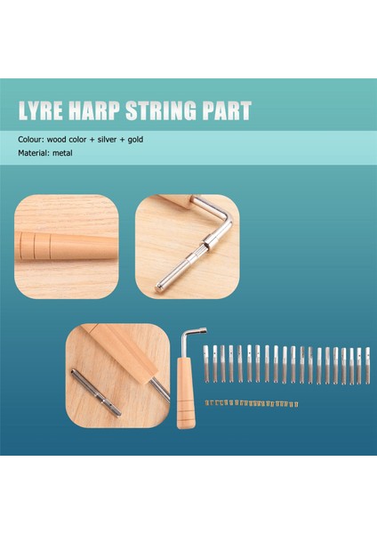 20 Adet Ayar Pim Çivileri ve 20 Adet Perçin, L-Şekil Ayarlama Anahtarı Ile, Lir Harp Için Küçük Arp Müzikal Telli Enstrüman (Yurt Dışından) indirimleri