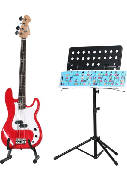 Bas Kıvırcık Not Grafik Guitar Teorisi Bas Gitar Aksesuarları Için Poster Resimli Poster Poster (Yurt Dışından) fırsatları