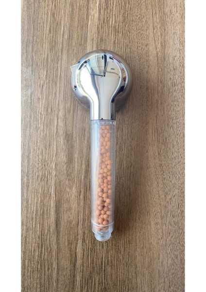 Su Tasarruflu Boncuklu 3 Kademeli Tazyikli Duş Başlığı Gri fiyatları