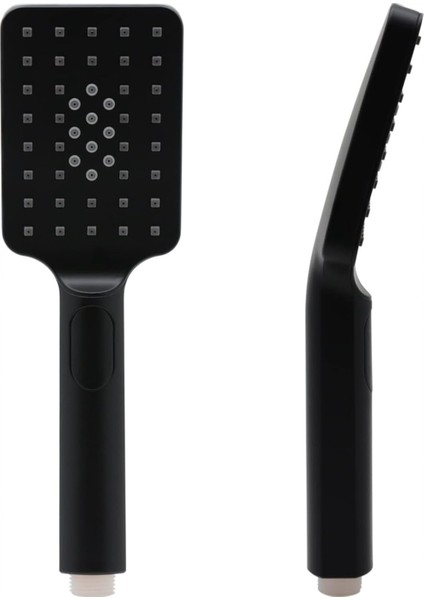 Şık Siyah 2 Fonksiyonlu, Hortumlu, Mafsallı El Duşu Seti