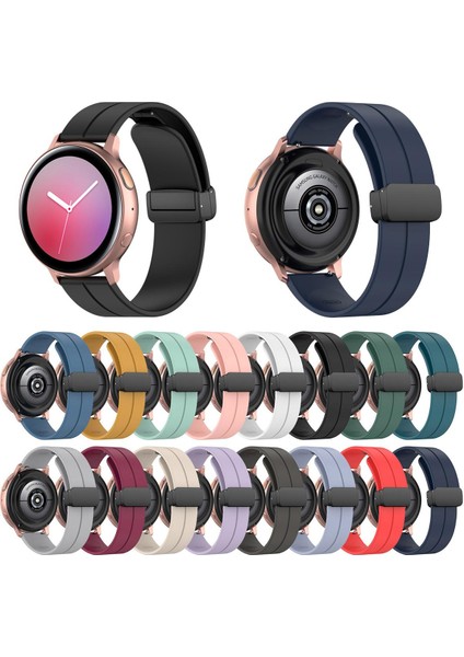 Katlanır Siyah Tokalı Silikon Saat Kayışı 22MM (Yurt Dışından) fiyatları