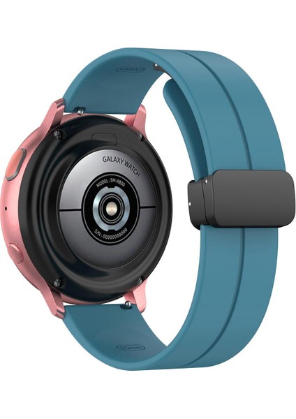 Katlanır Siyah Tokalı Silikon Saat Kayışı 22MM (Yurt Dışından) fırsatları