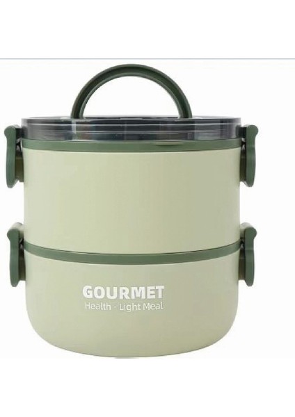 Çelik Beslenme Kabı Iki Katlı 1200ML Pembe P1802 modelleri