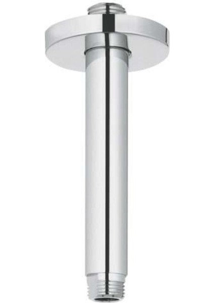 Gümüş Renkli Tavan Iniş Borusu 142 Mm, Yüksek Kalite ve Dayanıklılık