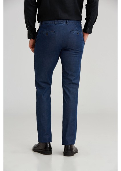 Indigo Pamuk 4 Cepli Denim Erkek Pantolon PNJ24Y24103_D66 fiyatları