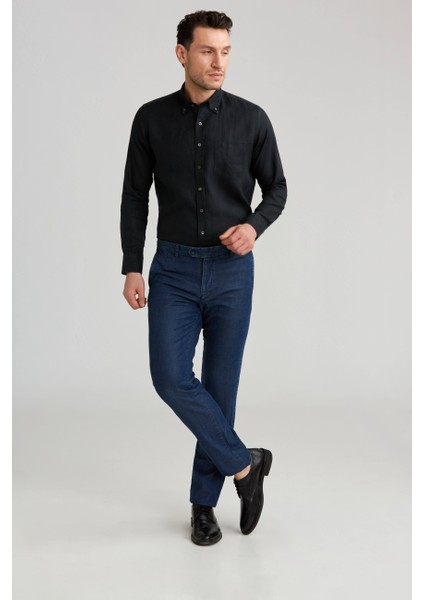 Indigo Pamuk 4 Cepli Denim Erkek Pantolon PNJ24Y24103_D66 fırsatları