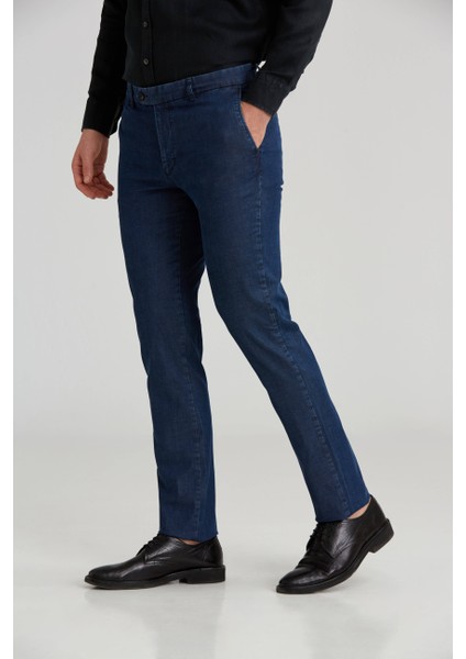 Indigo Pamuk 4 Cepli Denim Erkek Pantolon PNJ24Y24103_D66 indirimleri