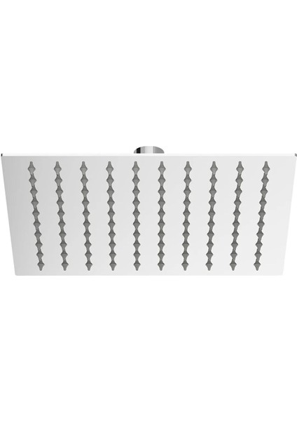 Gri Kare Duş Başlığı, 23 Cm, Şık ve Fonksiyonel Tasarım