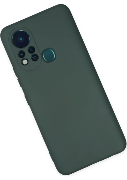 Zengezur Newface Infinix Hot 11S Kılıf Nano Içi Kadife Silikon - Koyu Yeşil fiyatları
