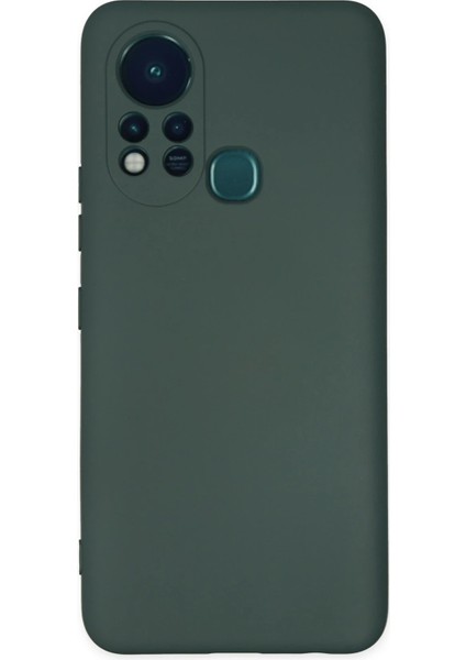 Zengezur Newface Infinix Hot 11S Kılıf Nano Içi Kadife Silikon - Koyu Yeşil modelleri