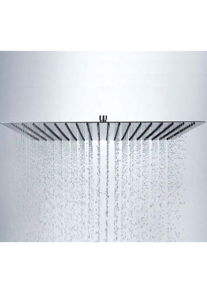 Paslanmaz Çelik Kare Duş Başlığı 20X20, Şık ve Dayanıklı Tasarım fiyatları