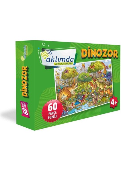 60 Parça Puzzle Dinozor