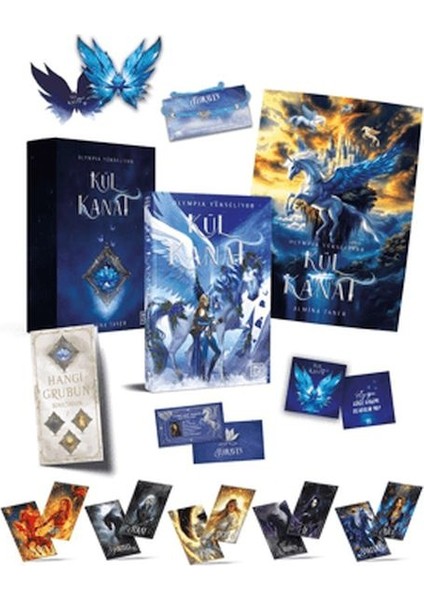 Kül Kanat Kutulu Set