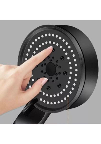 Bej ve Siyah Renkli Çok Fonksiyonlu El Duşu - Pratik ve Şık Tasarım indirimleri