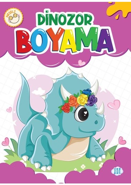 Neşeli Dinozor Boyama