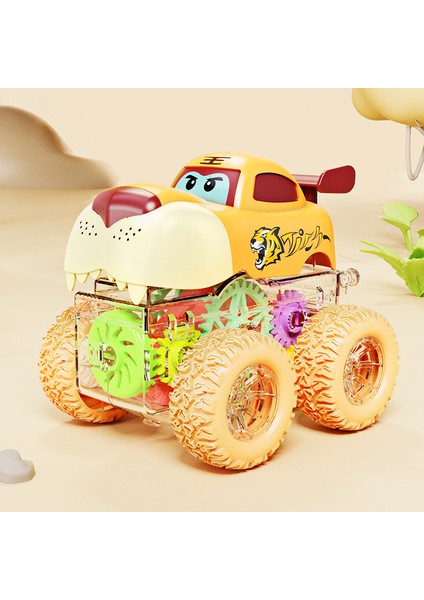 Atalet Dinozor Buggy Oyuncaklar Ultra Dalı 360 Derece Dönen Dört Tekerlekten Çekişli Çocuk Hayvan Oyuncak Araba (Yurt Dışından)