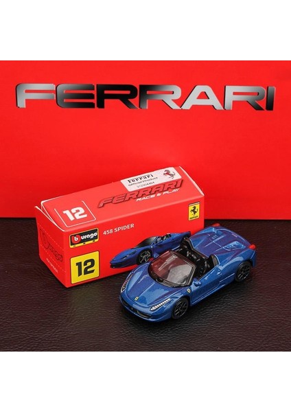 Ferrari Simülasyon Oyuncak Alaşım Araba Modeli Küçük Ölçekli Araba Modeli SF90SP1 Araba Adam (Yurt Dışından)