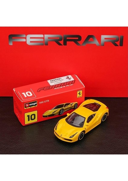 Ferrari Simülasyon Oyuncak Alaşım Araba Modeli Küçük Ölçekli Araba Modeli SF90SP1 Araba Adam (Yurt Dışından)