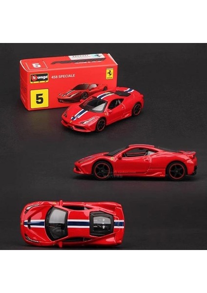 Ferrari Simülasyon Oyuncak Alaşım Araba Modeli Küçük Ölçekli Araba Modeli SF90SP1 Araba Adam (Yurt Dışından)