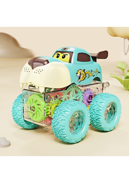 Atalet Dinozor Buggy Oyuncaklar Ultra Dalı 360 Derece Dönen Dört Tekerlekten Çekişli Çocuk Hayvan Oyuncak Araba (Yurt Dışından)