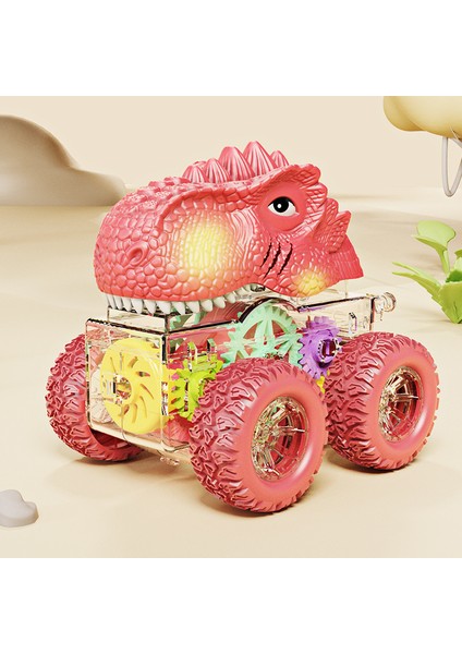 Atalet Dinozor Buggy Oyuncaklar Ultra Dalı 360 Derece Dönen Dört Tekerlekten Çekişli Çocuk Hayvan Oyuncak Araba (Yurt Dışından)