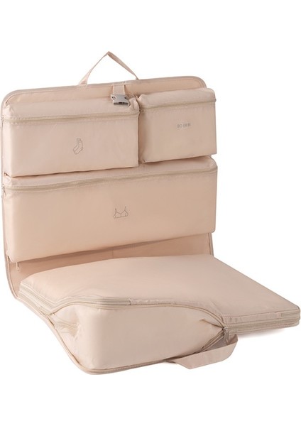 Seyahat Saklama Çantası Altı Bir Arada Giysi Saklama Çantası Bavul Düzenleyici Çanta Katlanabilir Iç Çamaşırı Saklama Çantası (Yurt Dışından)