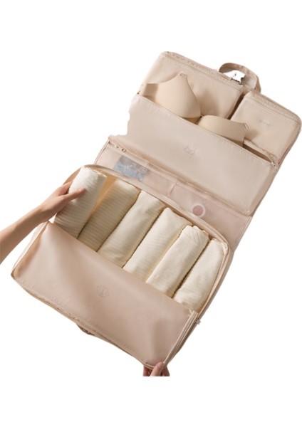 Seyahat Saklama Çantası Altı Bir Arada Giysi Saklama Çantası Bavul Düzenleyici Çanta Katlanabilir Iç Çamaşırı Saklama Çantası (Yurt Dışından) fiyatları