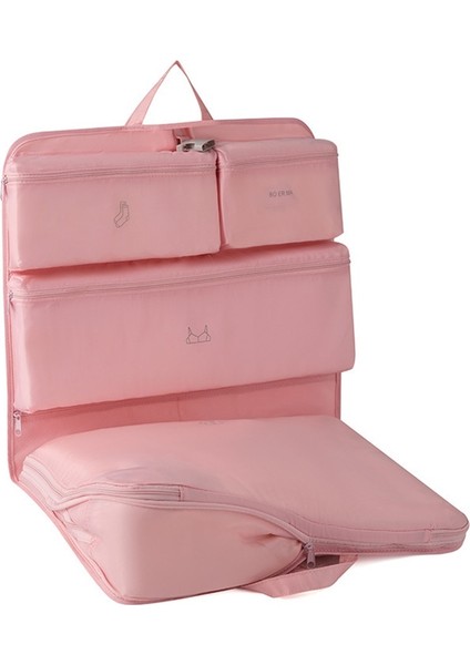 Seyahat Saklama Çantası Altı Bir Arada Giysi Saklama Çantası Bavul Düzenleyici Çanta Katlanabilir Iç Çamaşırı Saklama Çantası (Yurt Dışından)