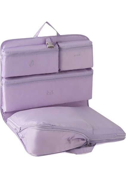 Seyahat Saklama Çantası Altı Bir Arada Giysi Saklama Çantası Bavul Düzenleyici Çanta Katlanabilir Iç Çamaşırı Saklama Çantası (Yurt Dışından)