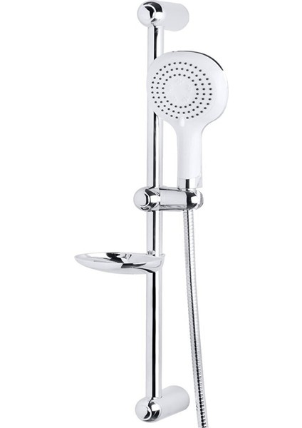 Beş Fonksiyonlu Sürgülü Beyaz Duş Seti, Hidro Masaj Özellikli fiyatları