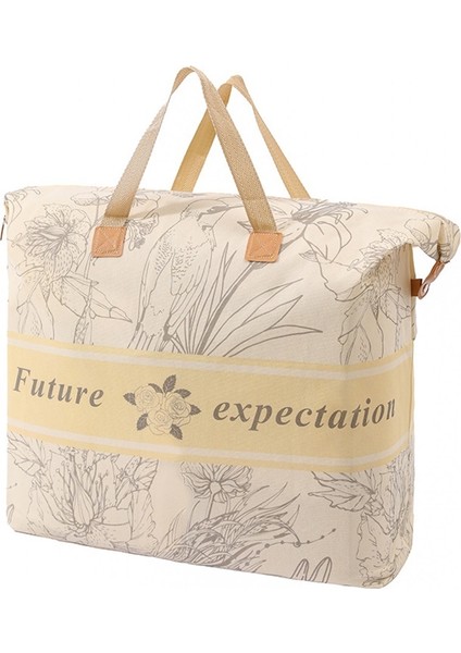 Giysi ve Bagaj Taşıma Çantası Için Yorgan Saklama Çantası Büyük Kapasiteli Su Geçirmez ve Nem Geçirmez Düzenleme Çantası Dokuma Çanta 3'lü Paket (51*16*39,5 Cm) (Yurt Dışından)