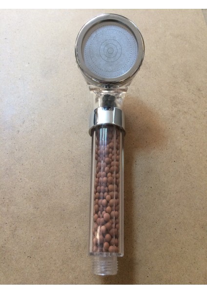 Gri Doğal Taşlı Tasarruflu Duş Başlığı, Şık ve Fonksiyonel Tasarım modelleri