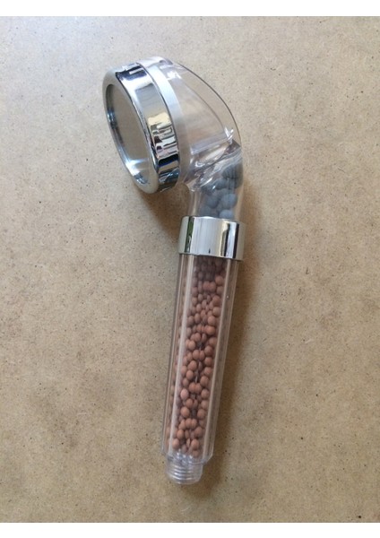 Gri Doğal Taşlı Tasarruflu Duş Başlığı, Şık ve Fonksiyonel Tasarım fırsatları