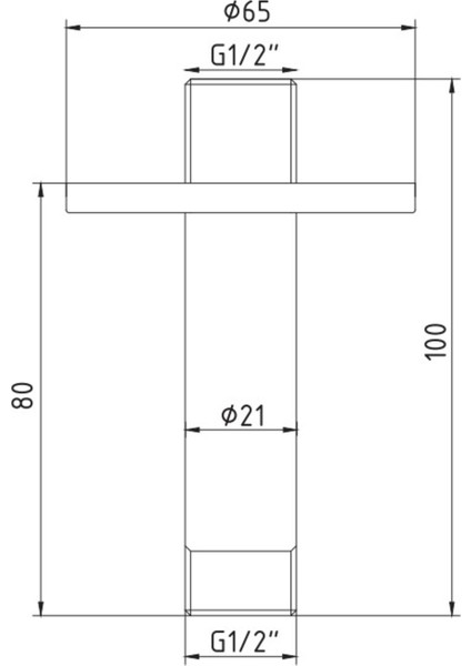Mat Siyah Tavandan Duş Başlığı Borusu 102126601C1 fiyatları