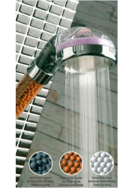 Tasarruflu Arıtmalı Duş Başlığı ve Pvc Hortumlu Set fırsatları
