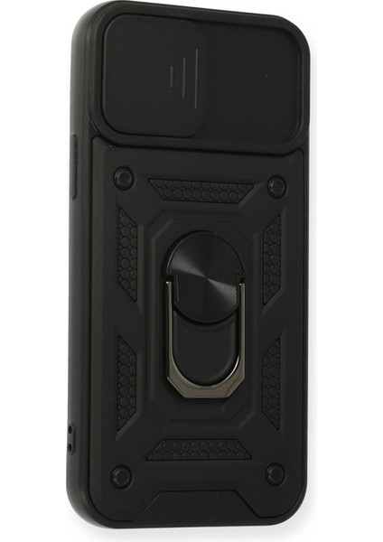 Zengezur Newface Iphone 12 Pro Kılıf Pars Lens Yüzüklü Silikon - Siyah fiyatları