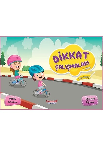 Dikkat Çalışmaları 3. Kitap (Kalem Hediyeli)