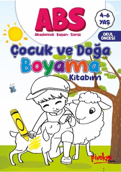 Abs 4-6 Yaş Çocuk ve Doğa Boyama Kitabım
