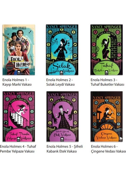 Enola Holmes 6 Kitap Set