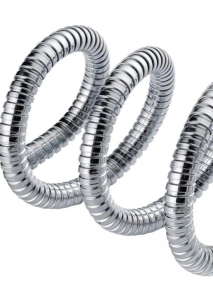 Paslanmaz Spiral Duş Başlığı Hortumu, 150 Cm, Gri, Standart G1/2" Bağlantı indirimleri