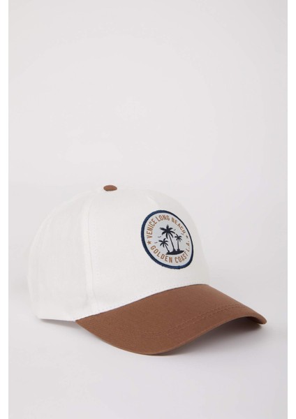 Erkek Renk Bloklu Pamuklu Cap Şapka W8579AZ25SM