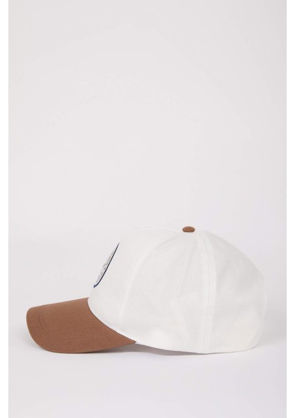 Erkek Renk Bloklu Pamuklu Cap Şapka W8579AZ25SM