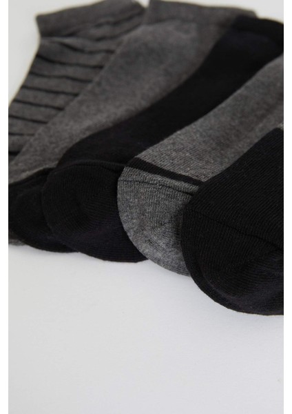 Erkek Desenli 5'li Patik Çorap R8650AZNS