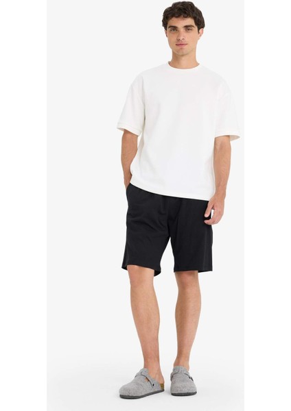 Regular Fit Basic Düz Cepli Şort Pijama Altı Z6848AZ25HS