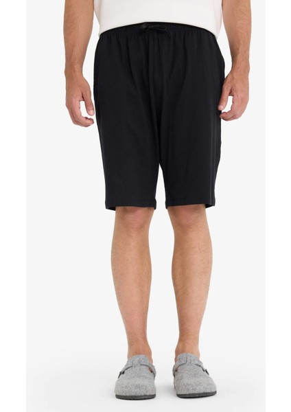 Regular Fit Basic Düz Cepli Şort Pijama Altı Z6848AZ25HS